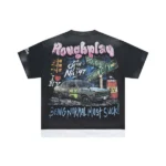 Rough Play Black Graphic Shirt