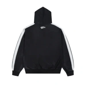 Rough Play Black Zip Up Hoodie