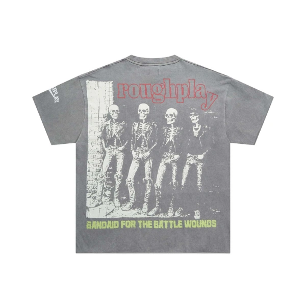 Rough Play Bandaid for the Battle Wounds Black Shirt