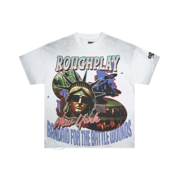 Rough Play Bandaid the Battle Wounds Shirt