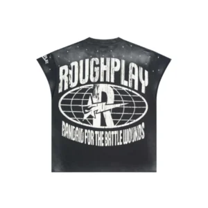 Rough Play Black Cut Off Shirt