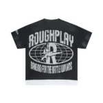 Rough Play Black Motorcycle Rider Shirt