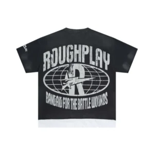 Rough Play Black Motorcycle Rider Shirt