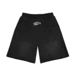 Rough Play Black With Red Nylon Short