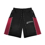 Rough Play Black With Red Nylon Short
