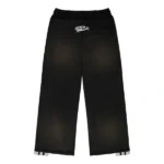 Rough Play Black With White Sweatpants