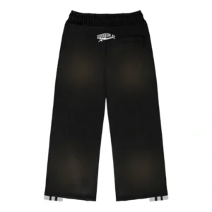 Rough Play Black With White Sweatpants