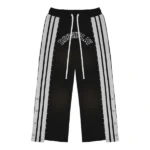 Rough Play Black With White Sweatpants
