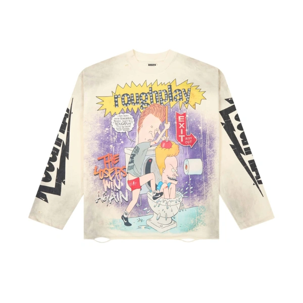 Rough Play Cream Beavis Long Sleeve