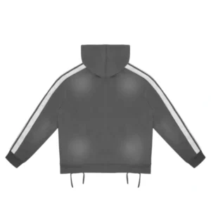 Rough Play Dark Grey With White Hoodie