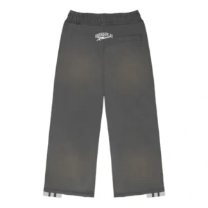 Rough Play Dark Grey With White Sweatpants