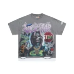 Rough Play Gray Skeletal Shirt