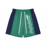 Rough Play Green With Navy Blue Short