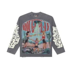 Rough Play Grey Retro Desert Long Sleeve