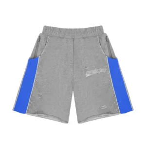 Rough Play Grey With Blue Short