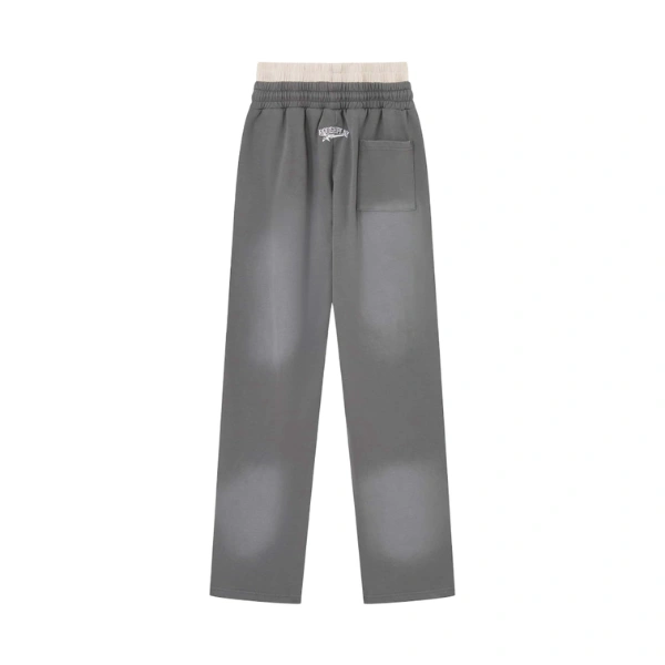 Rough Play Grey With Orange Sweatpants