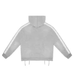 Rough Play Grey With White Hoodie