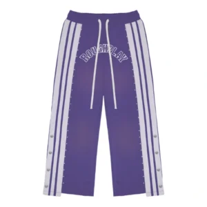 Rough Play Purple With White Sweatpants