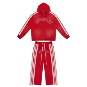Rough Play Red Sweatsuit