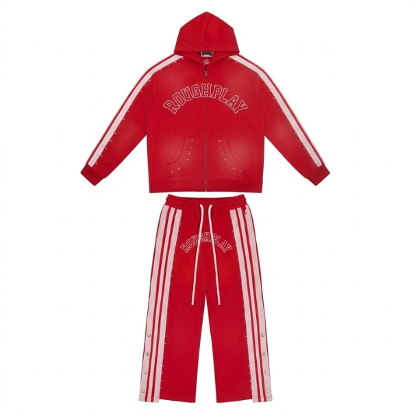 Rough Play Red Sweatsuit