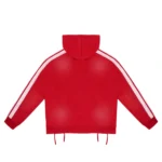 Rough Play Red With White Hoodie