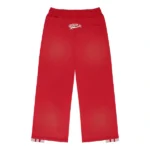 Rough Play Red With White Sweatpants